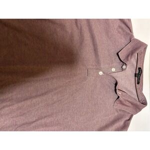 Robert Barakett Polo Shirt Mens Large Red Performance‎ Short Sleeve